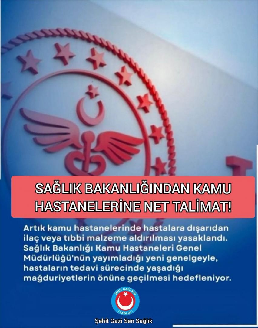 SAĞLIK BAKANLIĞINDAN DIŞARIDAN İLAÇ VE TIBBİ MALZEME ALIMINA SON!