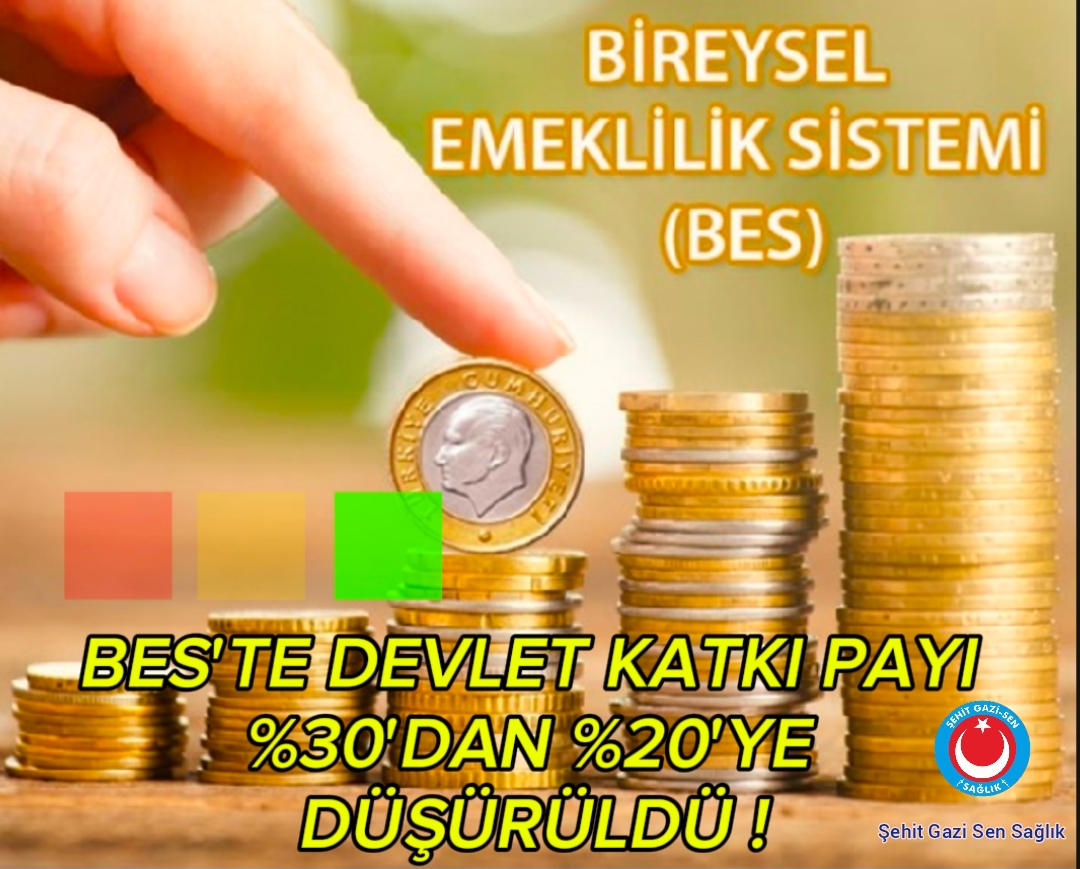 BES'TE DEVLET KATKI PAYI DÜŞTÜ 