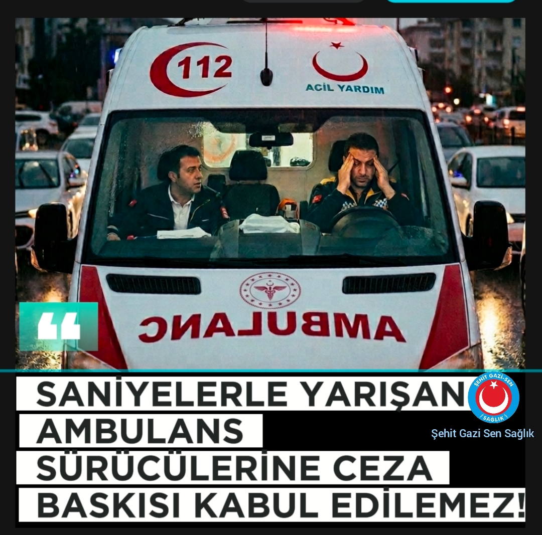Ambulans Şoförleri Zor Durumda