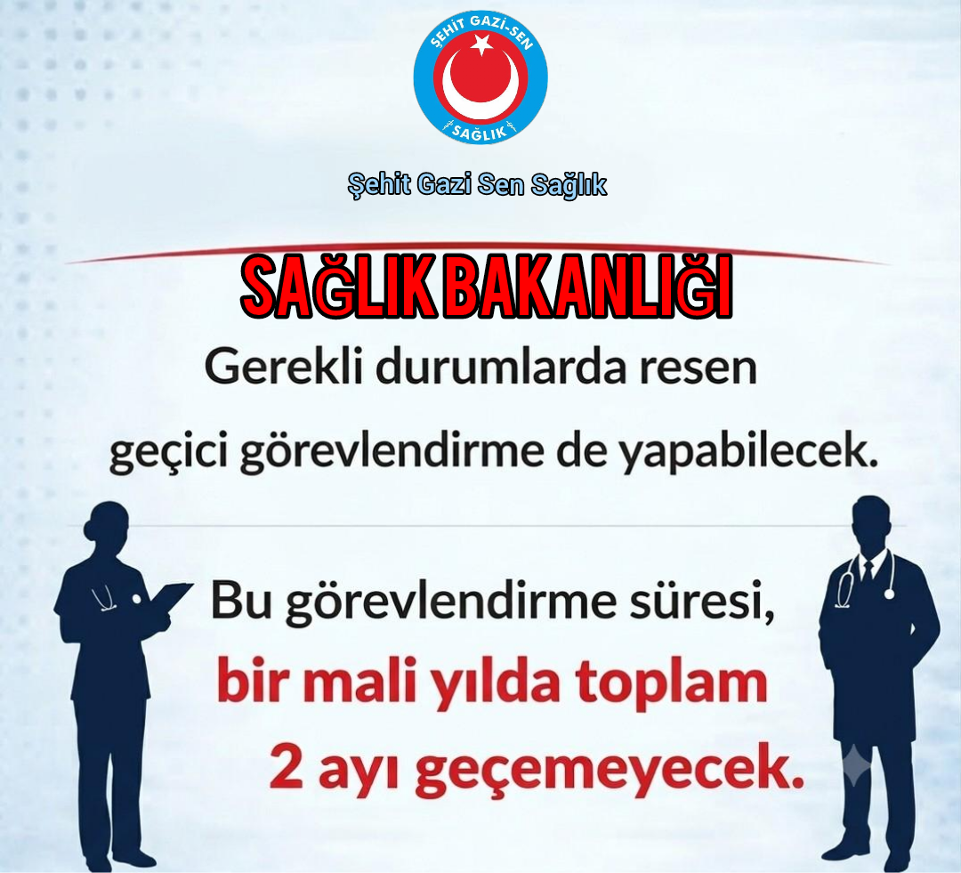 Sağlık Bakanlığı Resen Atama Yapabilecek