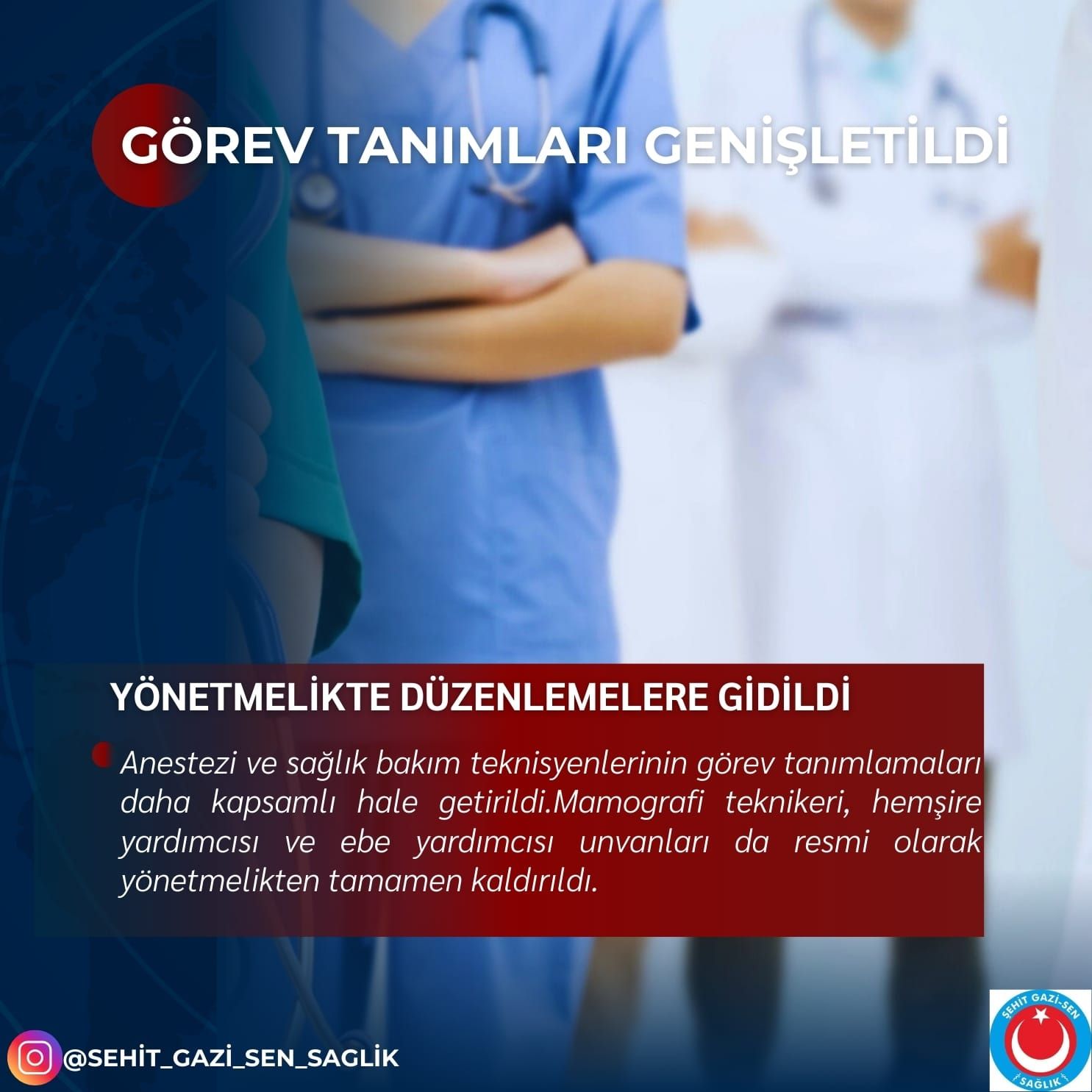 İş ve Görev Tanımlarına Dair Yönetmelikte Değişiklik Yapıldı.