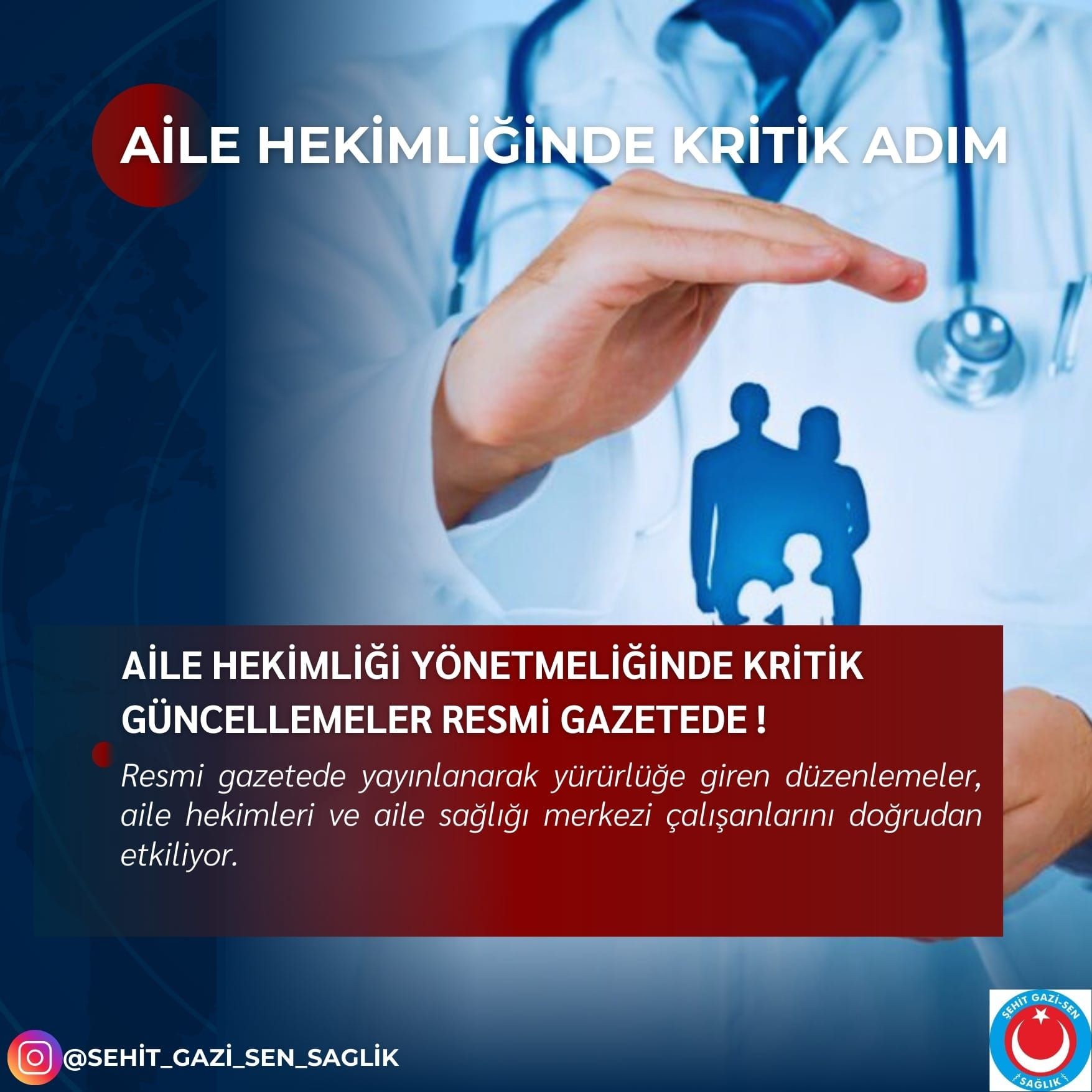 AİLE HEKİMLİĞİ YÖNETMELİĞİNDE YENİ DÜZENLEMELER YÜRÜRLÜĞE GİRDİ 