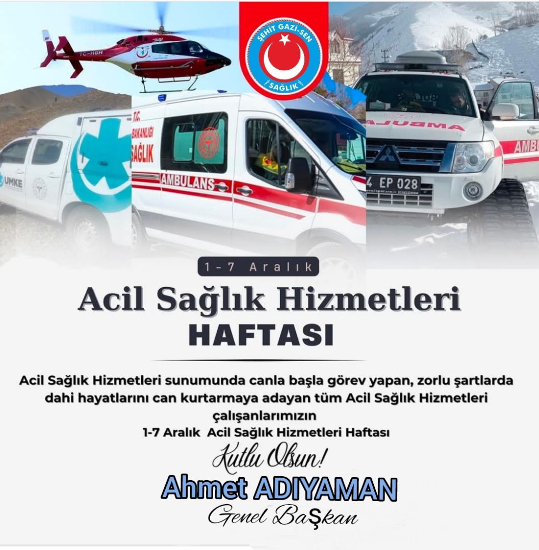 112 ACİL SAĞLIK HİZMETLERİ HAFTASI