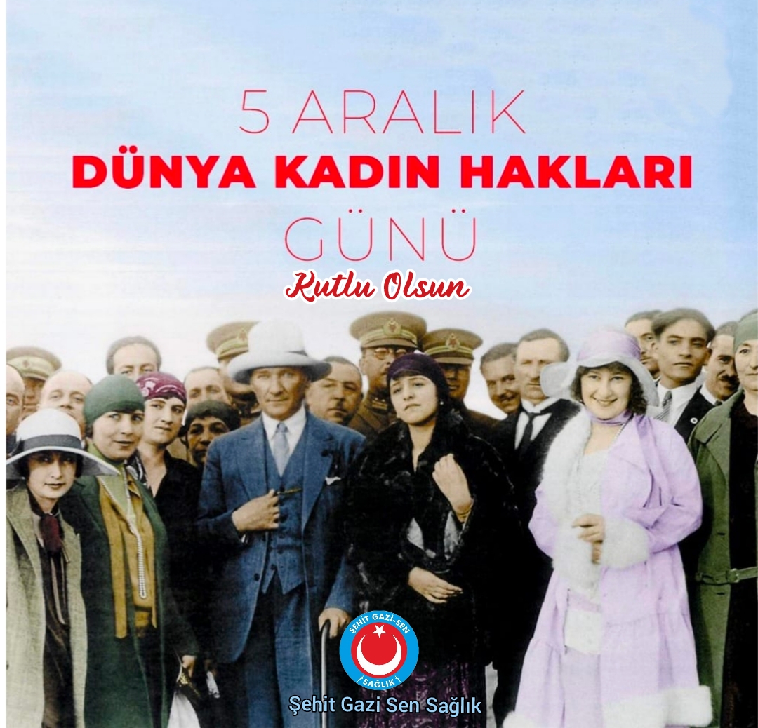 5 KASIM DÜNYA KADIN HAKLARI GÜNÜ KUTLU OLSUN