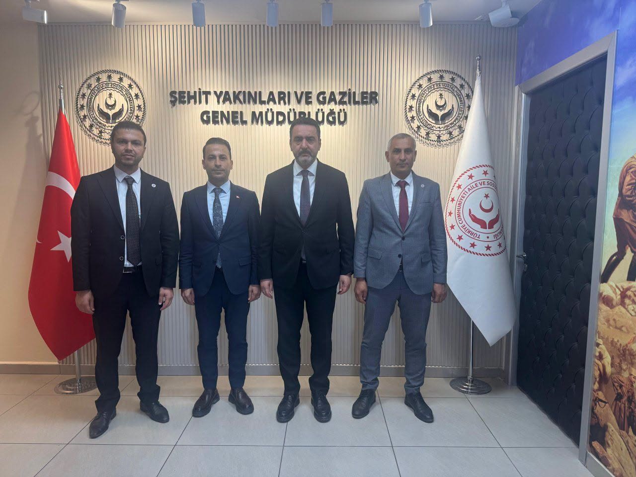 Şehit ve Gaziler Genel Müdürü Sayın Muharrem Kurt’a Ziyaret